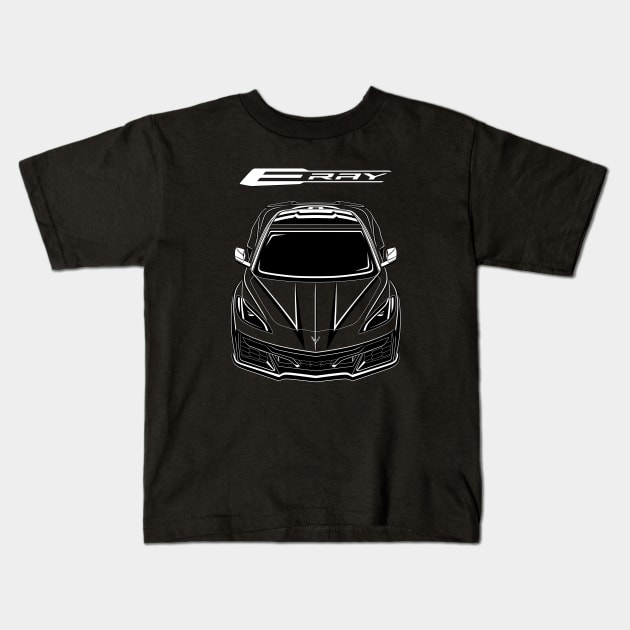Corvette C8 E-Ray 2024 Kids T-Shirt by V8social